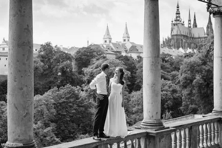 Esküvő Libenský vár, fotós Prágában