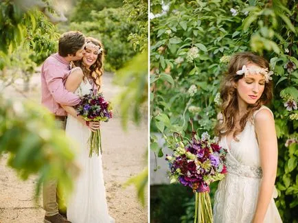 А сватбата в стила на Boho шик дизайн снимка