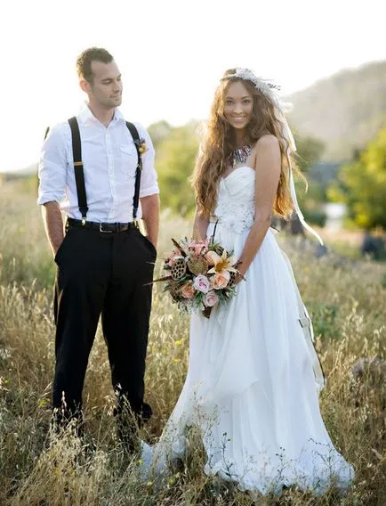 А сватбата в стила на Boho шик дизайн снимка