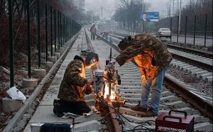 железопътен заваряване