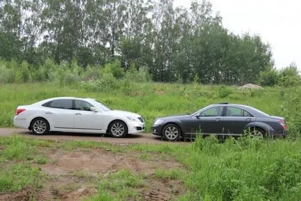 Test Drive на Mercedes S-Class Hyundai ekus срещу Lexus LS 460 и S-Class