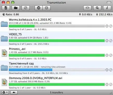 Torrent-kliens Mac OS X