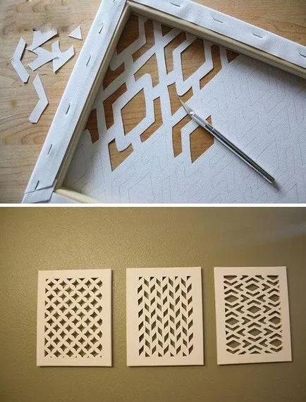 Stencil pentru decor perete, dulce casa - mână a făcut meserii și idei de design