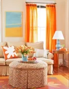 A nappali világos színek - belsőépítészeti ötletek