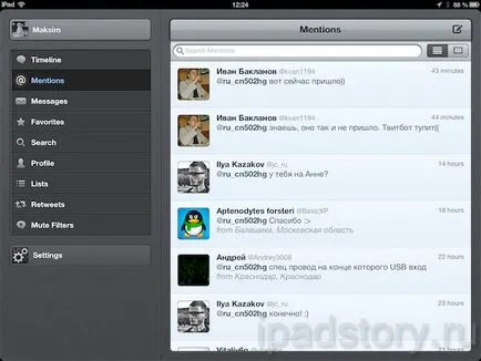 Tweetbot - alternativa la Twitter client standard, totul despre iPad