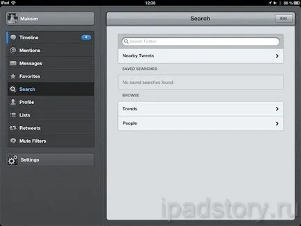 Tweetbot - alternativa la Twitter client standard, totul despre iPad