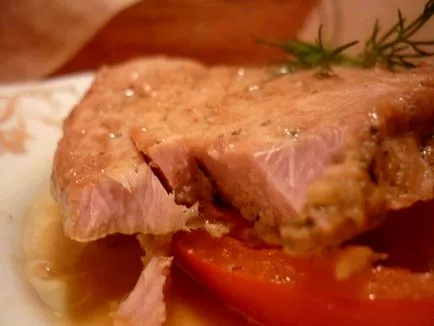 Tuna sült fólia recept fotókkal