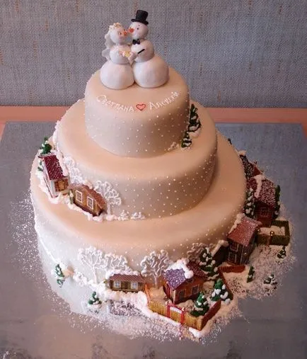 Вашият красива сватба - сватбени торти)