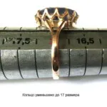 Méretének csökkentésével a gyűrű arany ára Moszkvában