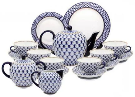 Pattern „Cobalt net” a magyar porcelán hagyomány