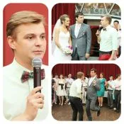 Vezető Sergey és Jevgenyij - TOASTMASTER egy esküvőn