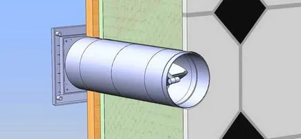 Ventilarea în casa cadru cu propriul său sistem de mâini