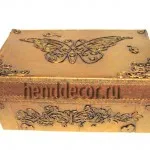 Vintage кутия - Калейдоскоп декор