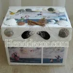 Vintage doboz - Kaleidoszkóp dekoráció