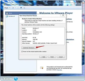 A virtuális gép VMware Player - telepítés és konfigurálás - helyszíni oleglavsayt oleglav