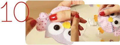 Owl Модела на усещат с ръцете си работилница играчки със снимки и видео