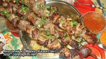 Sosul pentru shish kebab de porc cu rețete oțet de vin otet marinata, toate pentru doamnele