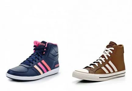 Cele mai bune pantofi de sex masculin și feminin adidas - cu aripi, un superstar și Hamburg, neo Adidas si gazela, alb