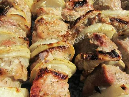 Sosul pentru shish kebab de porc cu rețete oțet de vin otet marinata, toate pentru doamnele