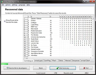 Възстановяване на данни от повредени Excel файлове с помощта на Excel инструментариум възстановяване