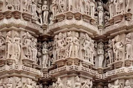 Templomok Khajuraho történetét és jellemzőit az indiai építészet