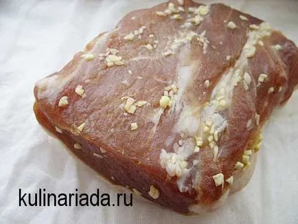 carne de porc uscate la kulinariada acasă