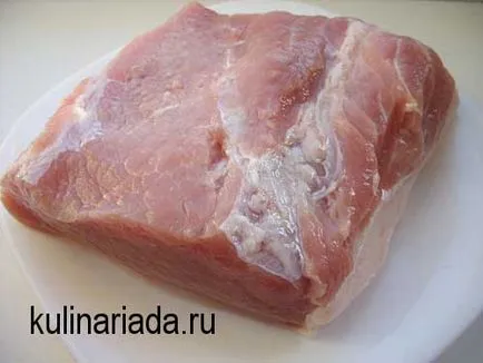 carne de porc uscate la kulinariada acasă