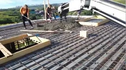 Turnarea betonului plafon, modul de a face propriile lor mâini