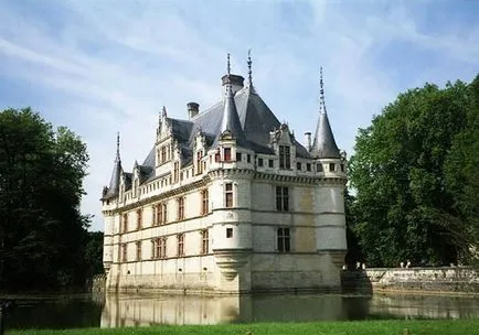 Château de Villandry Franciaországban és tervezési megoldás, és a táj design