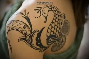 Peacock Tattoo Semnificație - istoria, sensul și fotografii