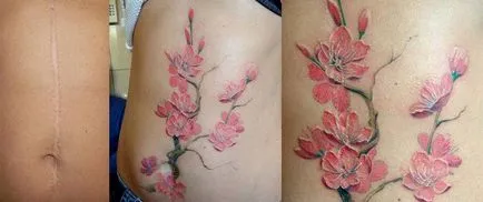 21 fotografii de tatuaje care au ajutat cu maiestrie ascunde cicatrici si alte imperfectiuni ale pielii