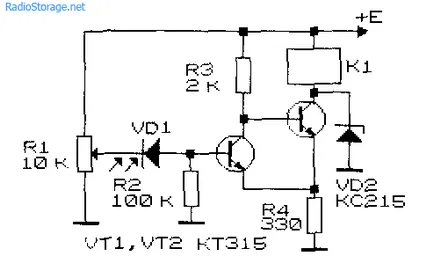 12 Circuit releu automat (temperatură, sunet, lumină, umiditate)