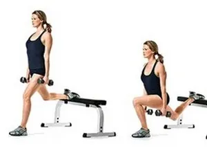 7 Exercitii pentru picioare cu gantere pentru femei și bărbați exercita la domiciliu pentru a pierde in greutate si fese musculare