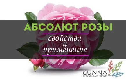 Rose absolută - proprietăți și aplicații, articole, gunna