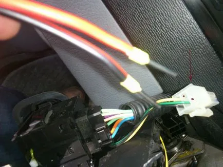 Chevrolet Lacetti instalare lumini de ceață (cabluri)