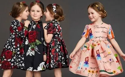 Kids ruha 2016 - elegáns, osztások és a mindennapi ruhák