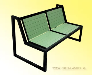 mobilier de gradina designer din metal si lemn