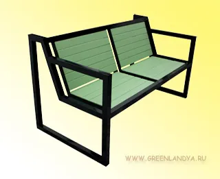 mobilier de gradina designer din metal si lemn