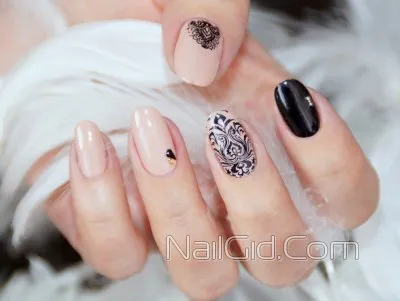 Nail Design figuri în formă de migdală, știri și instrucțiuni foto