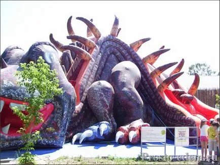 Dinopark dinozaur despre preturi Magnitogorsk, cum pentru a obține fotografii și clipuri video pe plajă, doar