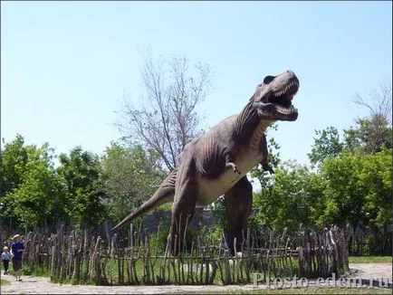 Dinopark dinozaur despre preturi Magnitogorsk, cum pentru a obține fotografii și clipuri video pe plajă, doar