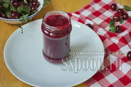 Jam от череша за зимна рецепта със снимка