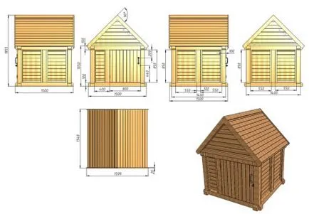 Casa pentru fântâni cu propriile mâini productia de construcții simple din resturi de materiale