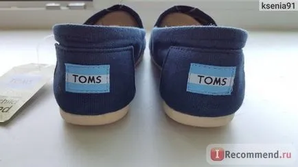 Espadrile TOMS bleumarin panza clasic - «espadrile celebre Toms - tendința de vară 2016) Fotografii