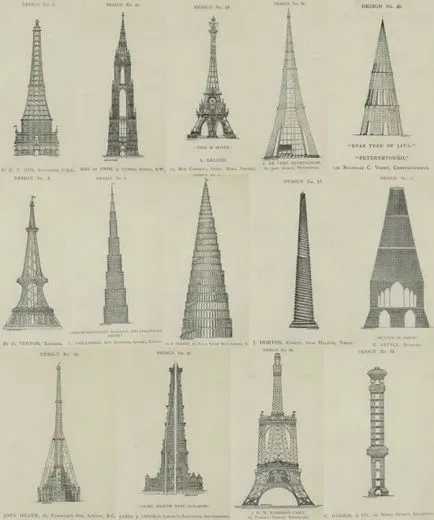 A párizsi Eiffel-torony, részletek