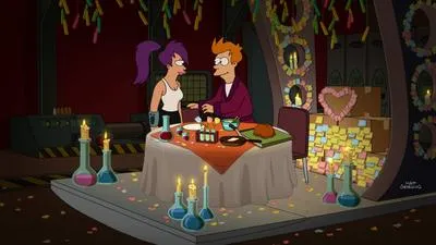 Futurama, сезон 7 - епизод 15 (вихрушка романтика Фрей и лила) гледате онлайн