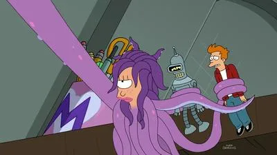 Futurama, сезон 7 - епизод 15 (вихрушка романтика Фрей и лила) гледате онлайн