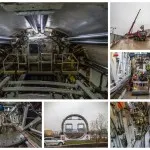 Michurinsk tájékoztató „, mint az első fél-underground station építés alatt