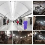 Michurinsk tájékoztató „, mint az első fél-underground station építés alatt