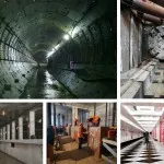 Michurinsk tájékoztató „, mint az első fél-underground station építés alatt